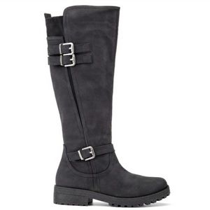 Olivia Miller Feels Good Black Vegan Tall Boot